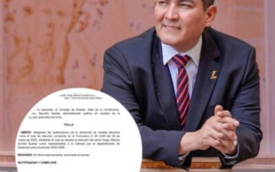 Sentencia del Consejo de Estado, ratifica elección de Hugo Archila como Representante a la Cámara por Casanare