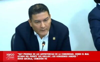 “Hay pruebas sobre la advertencia del mal estado del puente colapsado Los Grillos”, Hugo Archila